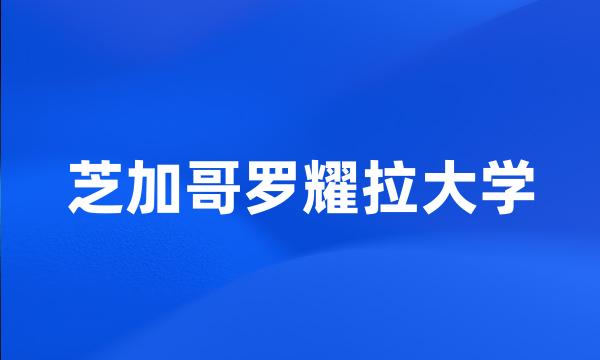 芝加哥罗耀拉大学