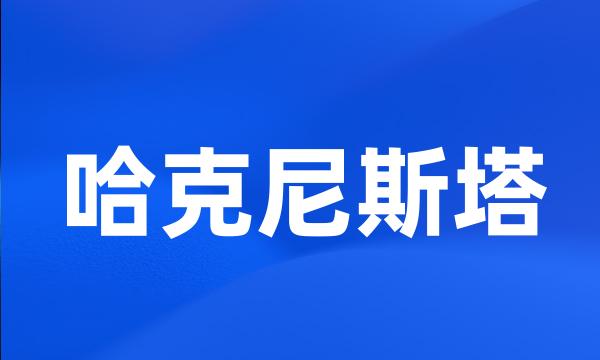 哈克尼斯塔