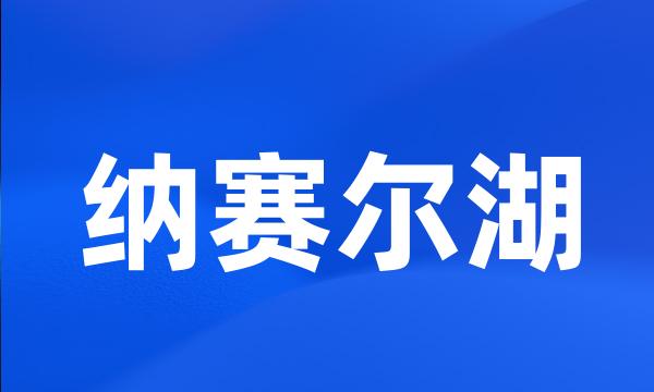 纳赛尔湖