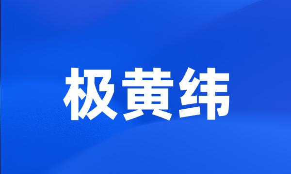 极黄纬