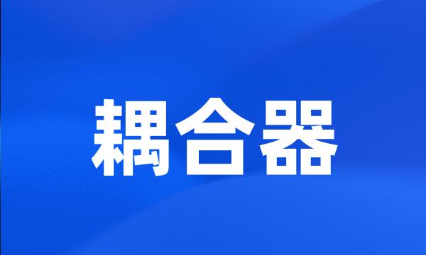 耦合器