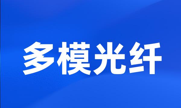 多模光纤