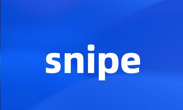 snipe