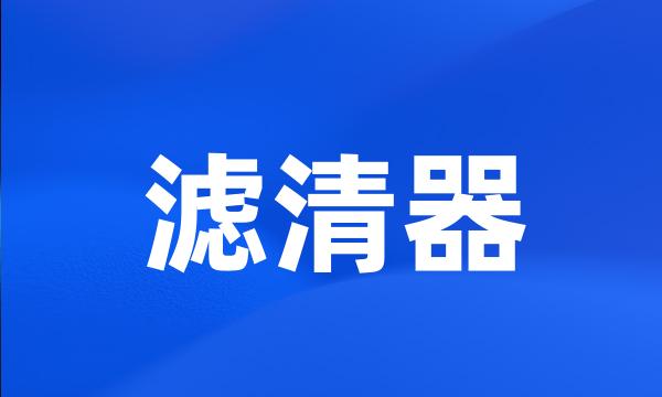 滤清器