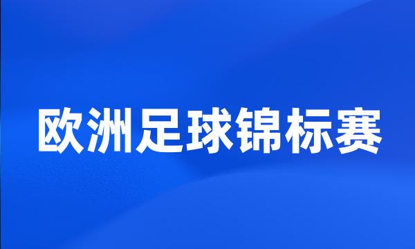 欧洲足球锦标赛