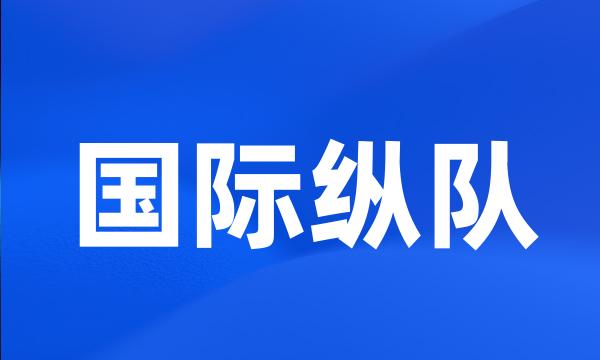 国际纵队