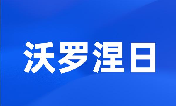 沃罗涅日