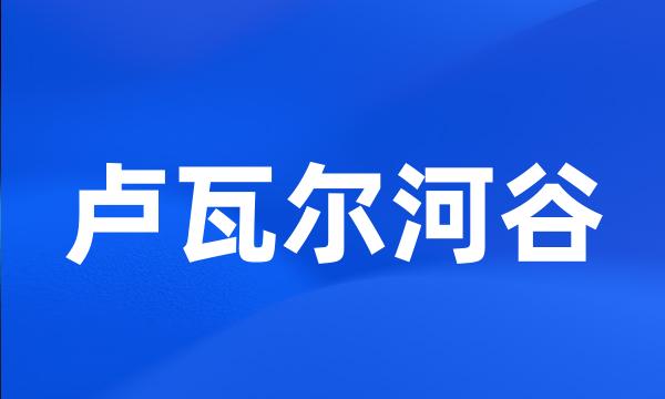 卢瓦尔河谷