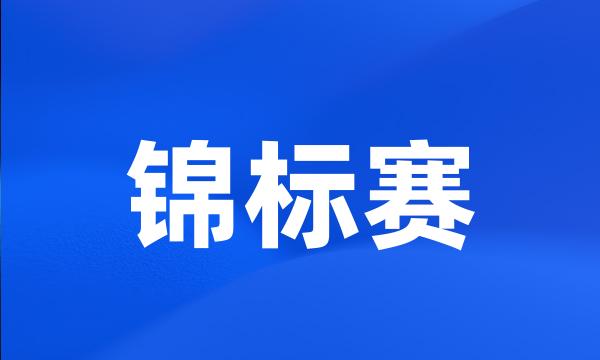 锦标赛