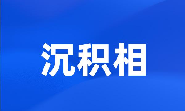 沉积相