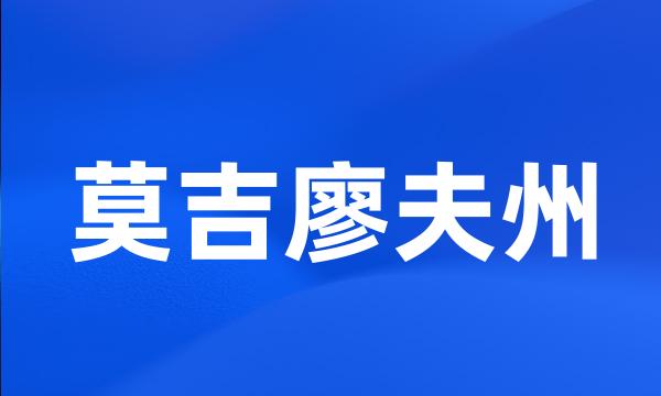 莫吉廖夫州