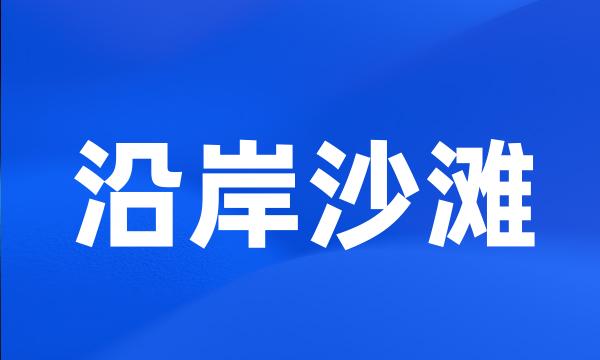 沿岸沙滩