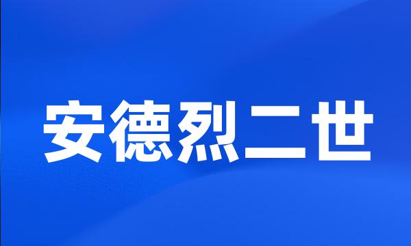 安德烈二世