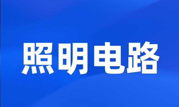 照明电路