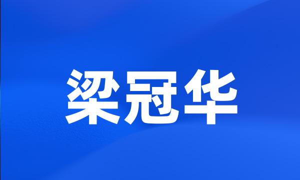 梁冠华