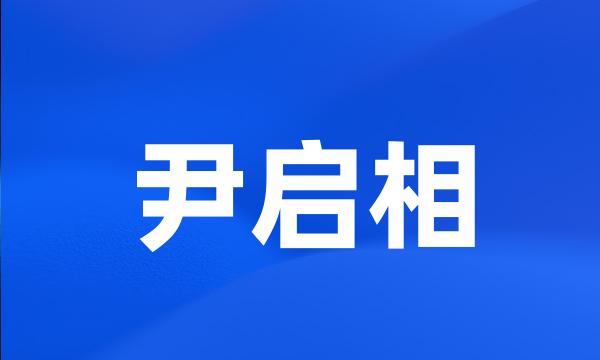 尹启相