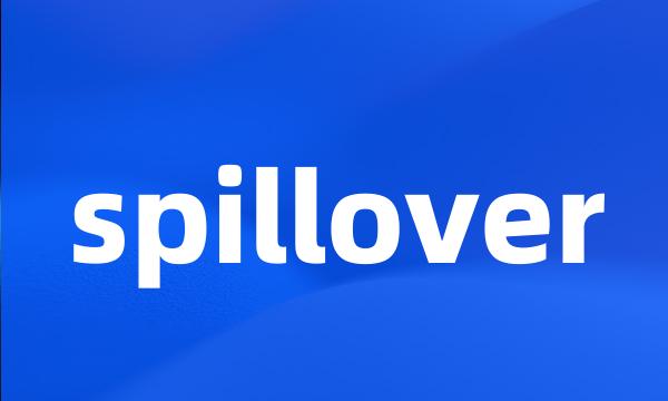 spillover