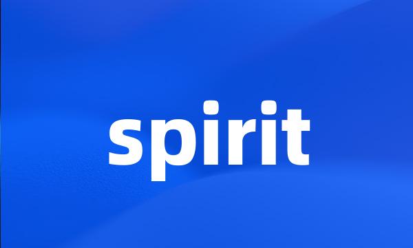 spirit