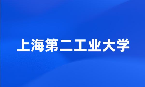 上海第二工业大学