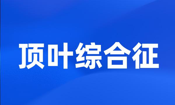 顶叶综合征